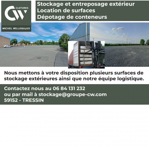 Stokage extérieur